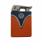 Зажигалка газовая пьезо Licences VW Metal Lighter Tank Оранжево-голубой (40610129BLUOR) Новомиколаївка