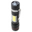 Фонарь ручной встроенный аккумулятор X-Balog BL-520-T6 ХРЕ + COB mircoUSB zoom Черный Николаев