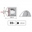 Палатка Totem Tepee 2+1 Зеленая UTTT-020 Березнеговатое