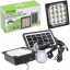 Портативная система освещения CCLAMP CL-053 Фонарь + 2 LED лампы + солнечная панель 2200 mAh (3_03157) Львов