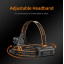 Фонарь налобный аккумуляторный масштабируемый SuperFire HL08 1600 Lumen IP32 Black Киев