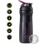 Шейкер спортивный бутылка BlenderBottle SportMixer 28oz/820ml Black/Plum Original Хмельницький