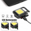 Фонарик аккумуляторный Bluefield 200 mAh с магнитом и карабином (PР050481) Южноукраинск