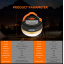Фонарь кемпинговый T60 SuperFire 127 Lumen IP44 Косів