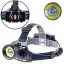 Налобный фонарь XQ-172-T6+COB 2x18650 zoom ЗП microUSB Box Feel Fit Нове
