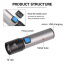 Ручной тактический светодиодный фонарь аккумуляторный Bailong BL-K31 USB CHARGE+ ZOOM (1757884280) Энергодар