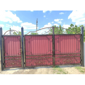 Ворота кованые Джентельмен