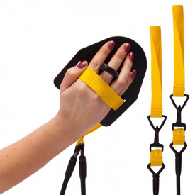 Тренировочная система с лопатками для тренировки гребка SP-Planeta BREASTSTROKE SWIMMING EXERCISER PL-3009 Желтый-черный