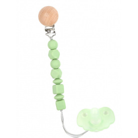 Прорезыватель для зубов 2Life Y3 Соска с держателем бусины Зеленый (vol-10289)