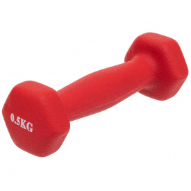 Гантель для фитнеса SP-Planeta Радуга TA-0001-0_5 1шт 0,5кг Красный