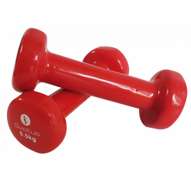 Гантели для фитнеса виниловые Sveltus 2 шт по 0,5 кг Красный (SLTS-1180)