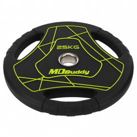 Диски полиуретановые MDbuddy TA-9647-25 51 мм 25 кг черный