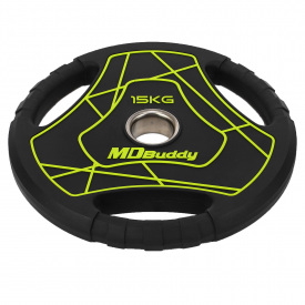 Диски полиуретановые MDbuddy TA-9647-15 51 мм 15 кг черный