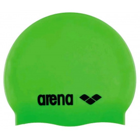 Шапочка для плавания Arena Classic Silicone Jr Lime Black One Size (1097-91670-065 UNI)