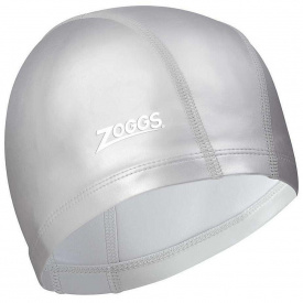 Шапочка для плавания Zoggs Nylon-Spandex Pu Coated Cap Серый One Size (1000-465034.SI)