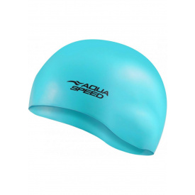 Шапка для плавания Aqua Speed MONO 6190 (111-02) голубой Уни OSFM (5908217661906)