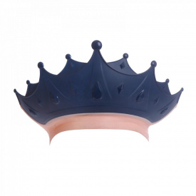 Защитный детский козырек для мытья головы Youbeien Корона Синий