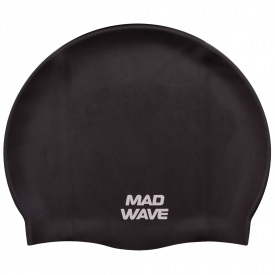 Шапочка для плавания MadWave Intensive Big M053112 Черный