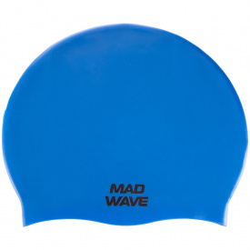 Шапочка для плавания MadWave Light BIG M053113 Синий