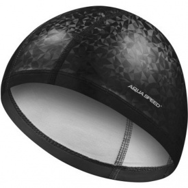 Шапочка для плавания Aqua Speed Flux Черный One Size (1000-143-07)