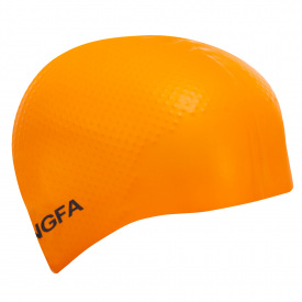 Шапочка для плавания силиконовая YINGFA C0068 Оранжевый
