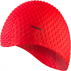 Шапочка для плавания Aqua Speed Bubble Красный One Size (1000-102-31)