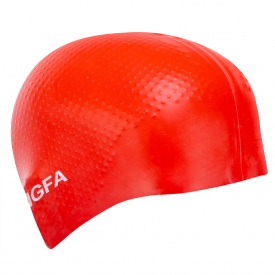 Шапочка для плавания силиконовая YINGFA C0068 Красный