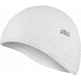 Шапочка для плавания Aqua Speed Bombastic Tic-Tac Белый One Size (1000-117-05)