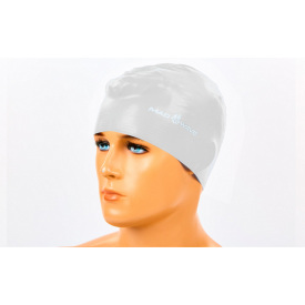 Шапочка для плавания MadWave SOLID SOFT M056502 Белый