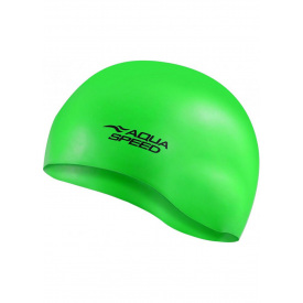 Шапка для плавания Aqua Speed MONO 6195 (111-11) салатовый Уни OSFM (5908217661951)