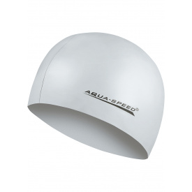 Шапка для плавания Aquaspeed MEGA 100-26 Серебристая (5908217635549)
