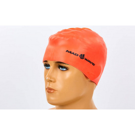 Шапочка для плавания MadWave NEON M053502 Красный