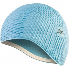 Шапочка для плавания Aqua Speed Bombastic Junior Голубой 26х18 см (1000-290-02)