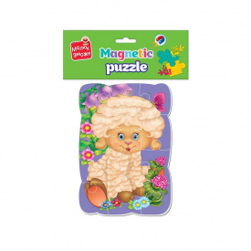 Магнітні пазли Малюк зможе "Вівця" Vladi toys VT3301-02 А5 Укр