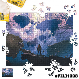 Дерев'яні пазли Wortex Woods Світ без гравітації 30х40 см 256 елементи лабіринт PZL31008M