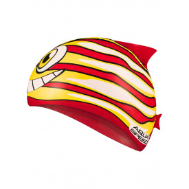 Шапка для плавания Aquaspeed ZOO FISH 8694 (115-31-fish) Красно-желтый с белым (5908217686947)