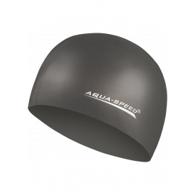 Шапка для плавания Aquaspeed MEGA 100-07(100-07) черный уни (5908217635440)