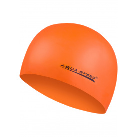 Шапка для плавания Aquaspeed MEGA 100-75 Оранжевая (5908217635594)