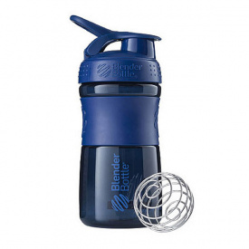 Шейкер спортивный бутылка BlenderBottle SportMixer 20oz/590ml Navy Original