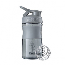 Шейкер спортивный бутылка BlenderBottle SportMixer 20oz/590ml Grey Original