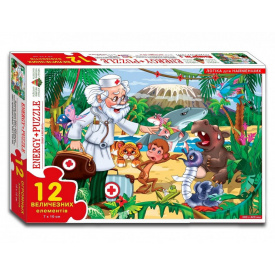 Пазли "Доктор Айболить" Энергия плюс 12 в кор. 86119