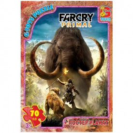 Пазли дитячі "Far Cry. Тваринний світ" G-Toys FCP03 70 елементів