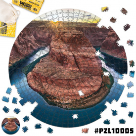 Дерев'яні пазли Wortex Woods Гранд-Каньйон 40х40 см 316 елементи амеби PZL10005M