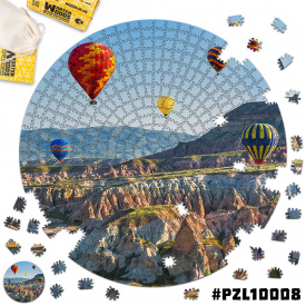 Дерев'яні пазли Wortex Woods Каппадокія 40х40 см 316 елементи амеби PZL10008M