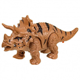 Интерактивная игрушка Динозавр Bambi 111D ходит со звуком Коричневый