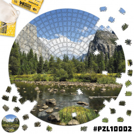 Дерев'яні пазли Wortex Woods Йосемітська долина 50х50 см 508 елементи амеби PZL10002L
