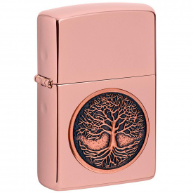 Зажигалка бензиновая Zippo Tree Of Life Emblem (49638)