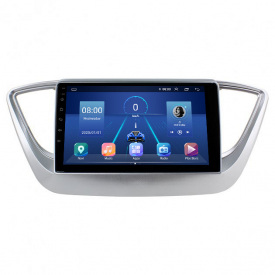 Штатная магнитола Lesko Hyundai Solaris II 2017-2020 9" 2/32Gb/ 4G/ Wi-Fi GPS Premium (9324-41853)