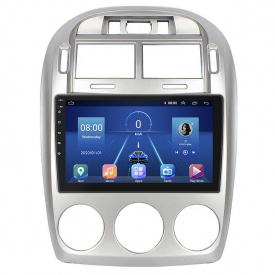 Штатная магнитола Lesko для Kia Cerato I Manual AC 2003-2007 9" 2/32Gb 4G Wi-Fi GPS Top (11763-69569)