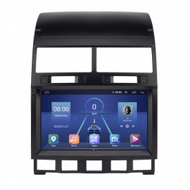 Штатная магнитола Lesko Volkswagen Touareg I 2002-2007 9" 6/128Gb 4G Wi-Fi GPS Top